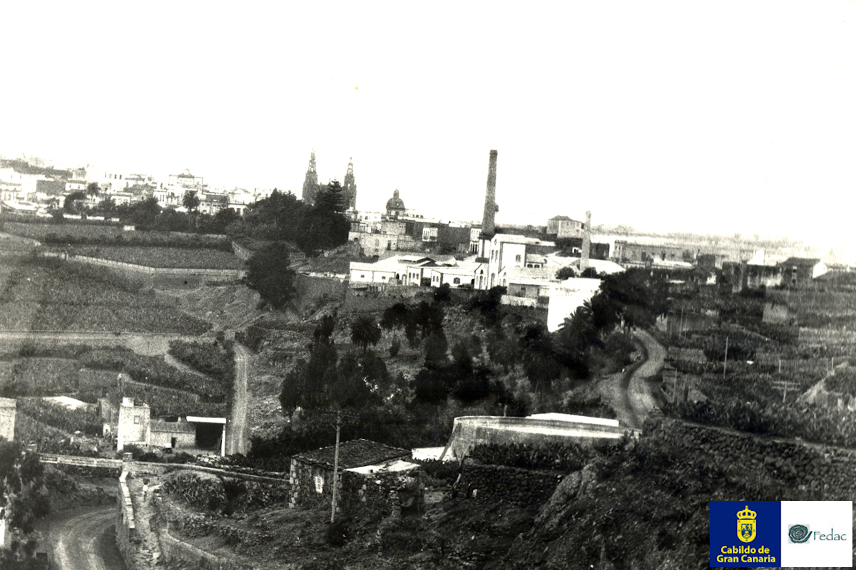 Fábrica de ron, Arucas, 1930