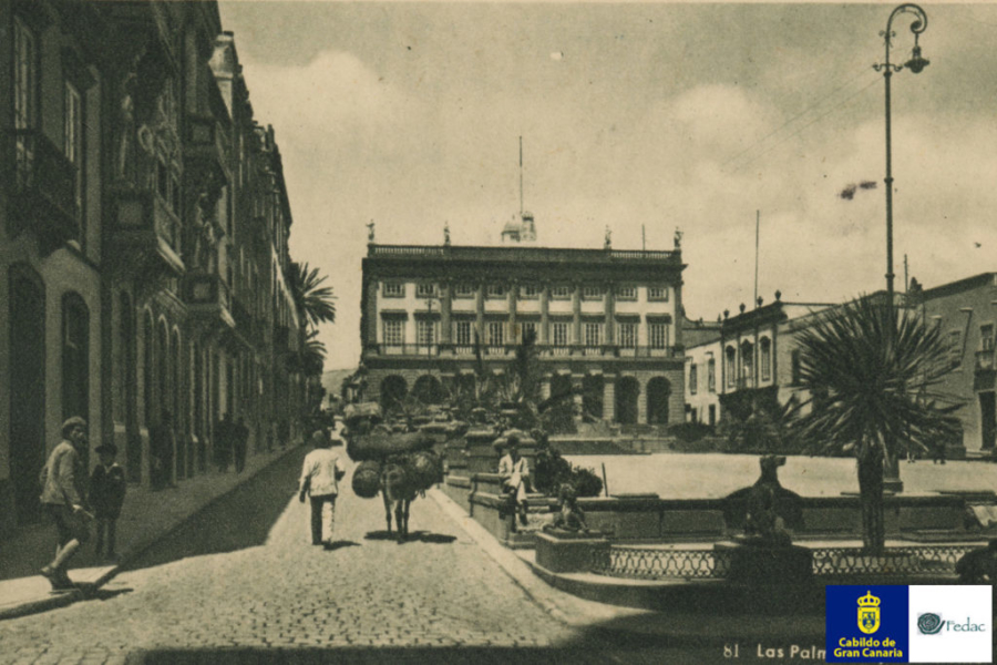 Plaza Santa Ana, 1925