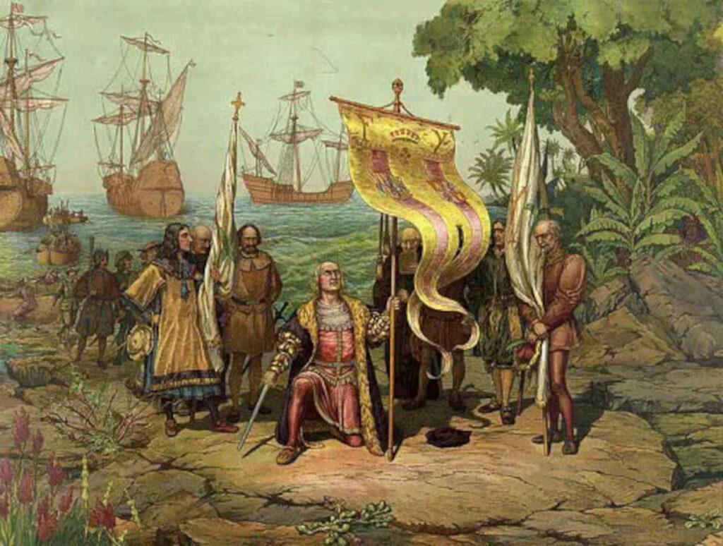 The first expeditions of Europeans